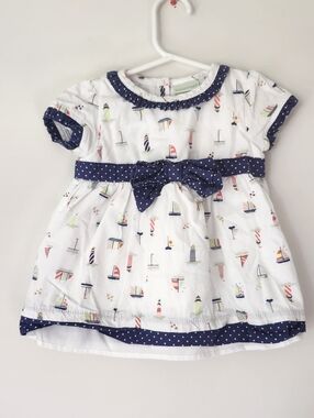 Savannah Sailboat Summer Dress 18 Months